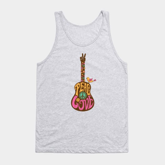 Peace and love Tank Top by coffeeman